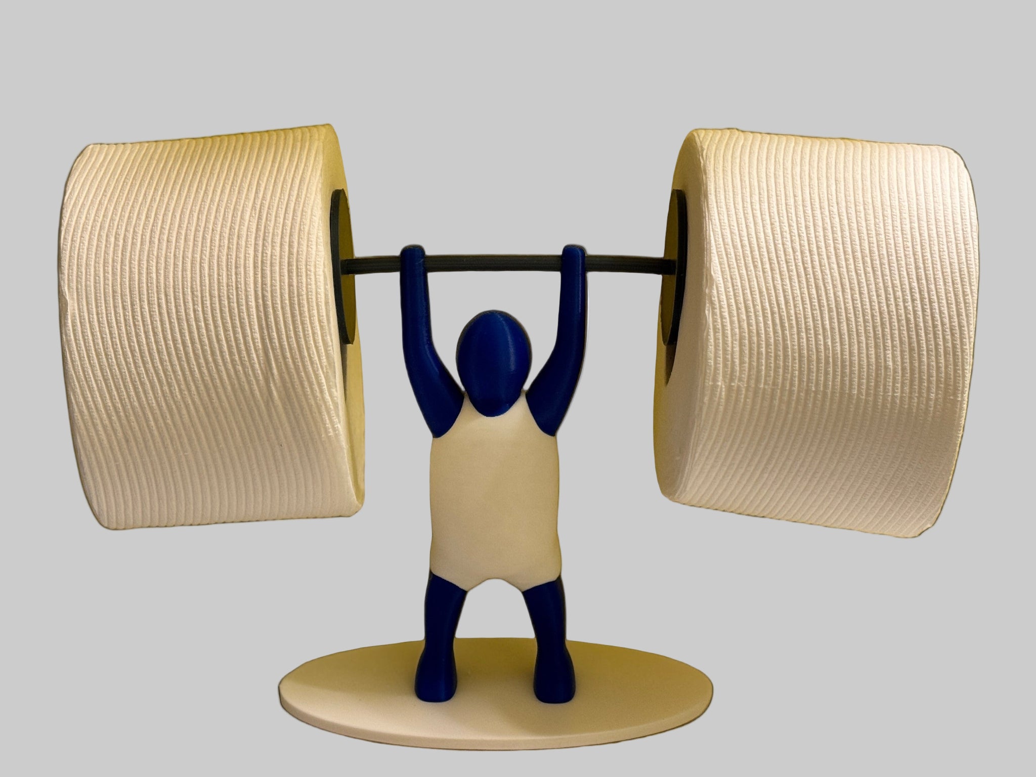 The Strongman Toilet Roll Holder