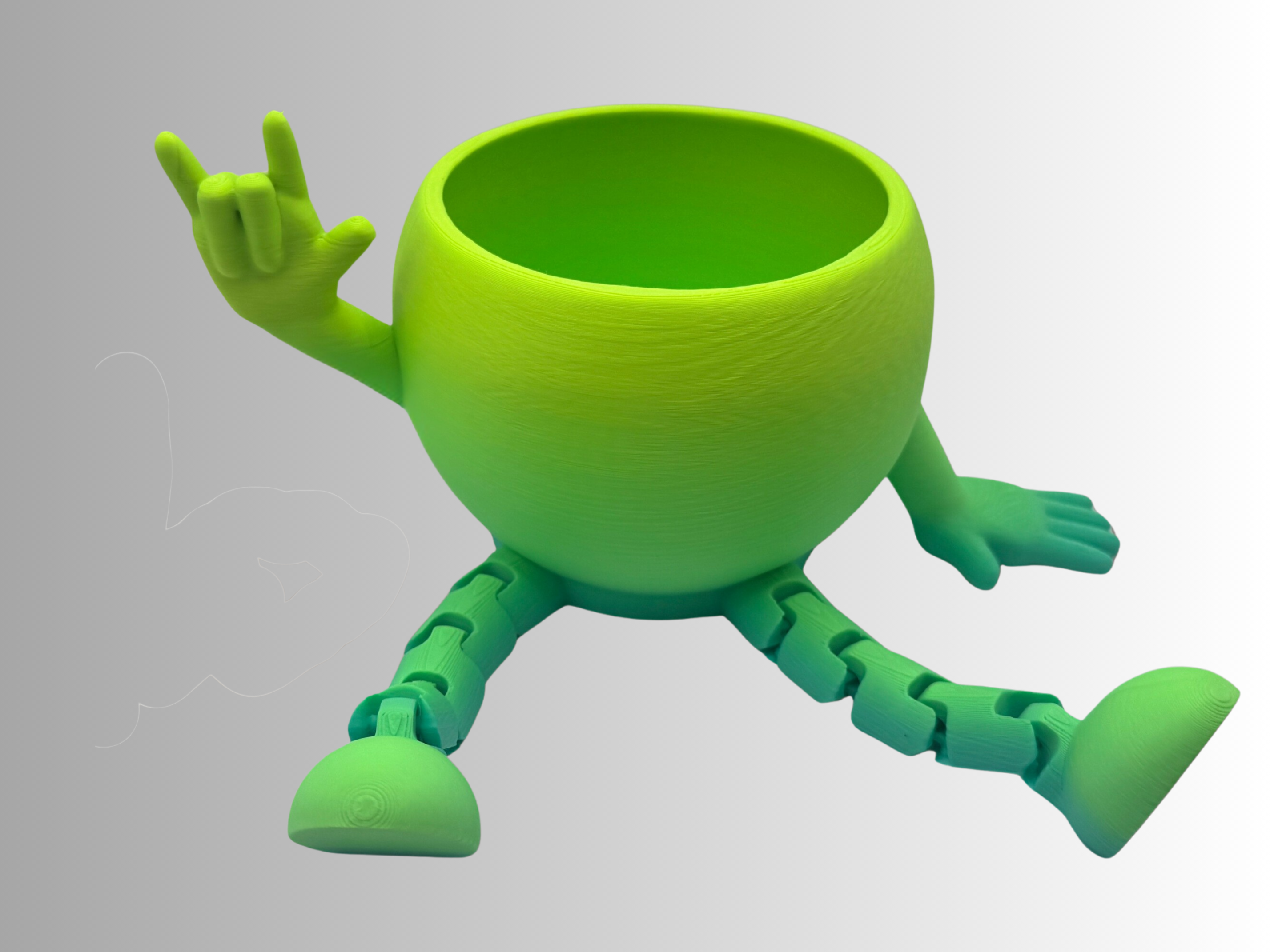 ASL ILY Plant Pot